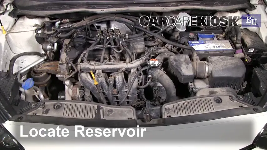 2013 Hyundai i20 Classic 1.2L 4 Cyl. Liquide essuie-glace Ajouter du liquide